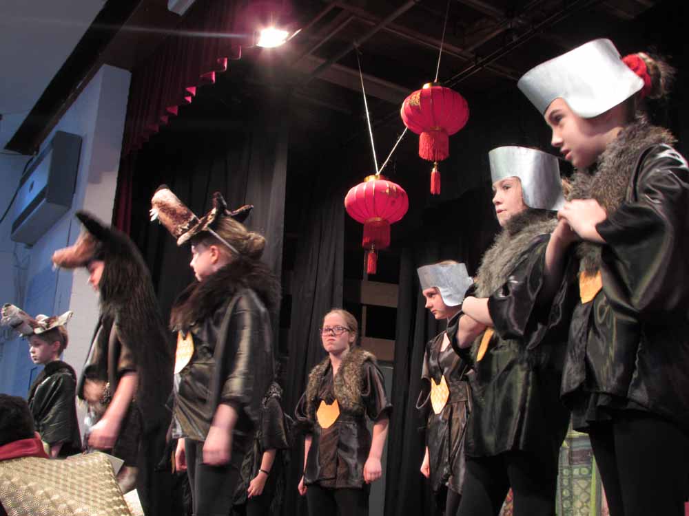 Year 6 Production of 'Mulan', March 2016